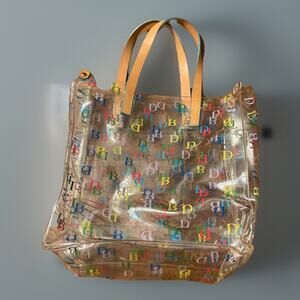 DOONEY & BOURKE Signature DB Multicolor Small Clear Lunch Mini Tote Bag 2